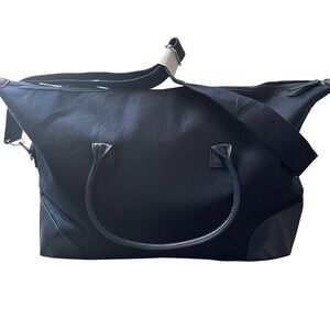 DSW Blue Felt Weekender Tote Bag